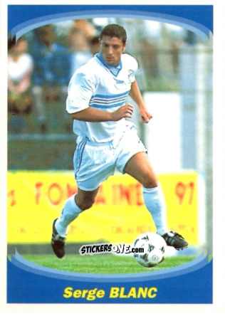 Figurina Serge Blanc - SuperFoot 1997-1998 n. 60 - Panini