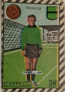 Sticker Cappelli - Tuttocalcio Campionato 1948-1949 Serie B n. 249 - CICOGNA
