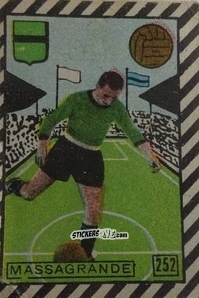Sticker Massagrande - Tuttocalcio Campionato 1948-1949 Serie B n. 252 - CICOGNA
