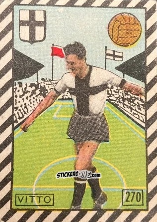 Figurina Vitto - Tuttocalcio Campionato 1948-1949 Serie B n. 270 - CICOGNA
