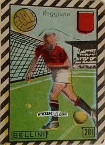 Figurina Bellini - Tuttocalcio Campionato 1948-1949 Serie B n. 281 - CICOGNA
