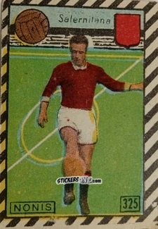 Cromo Nonis - Tuttocalcio Campionato 1948-1949 Serie B n. 325 - CICOGNA
