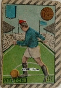 Figurina Bertoni - Tuttocalcio Campionato 1948-1949 Serie B n. 339 - CICOGNA
