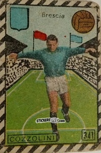 Figurina Cozzolini - Tuttocalcio Campionato 1948-1949 Serie B n. 341 - CICOGNA
