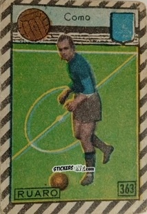 Cromo Ruaro - Tuttocalcio Campionato 1948-1949 Serie B n. 363 - CICOGNA
