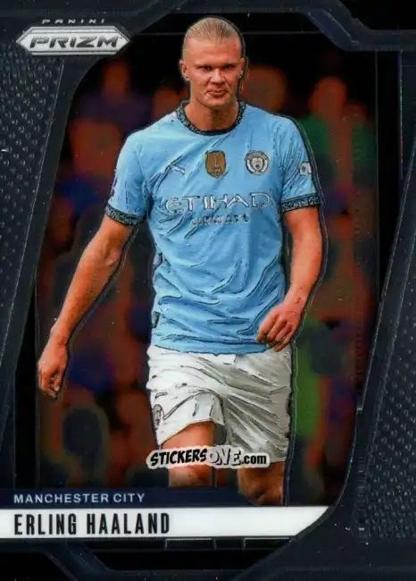Cromo Erling Haaland - English Premier League 2024-2025. Prizm
 n. 9 - Panini