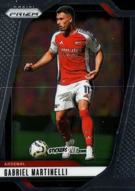 Sticker Gabriel Martinelli - English Premier League 2024-2025. Prizm
 n. 26 - Panini