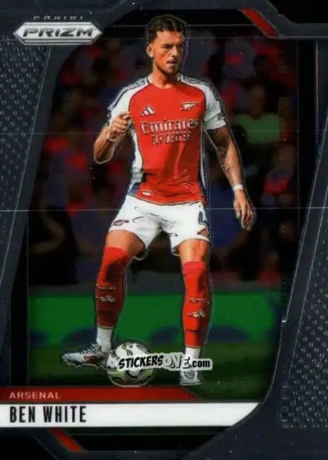 Cromo Ben White - English Premier League 2024-2025. Prizm
 n. 28 - Panini