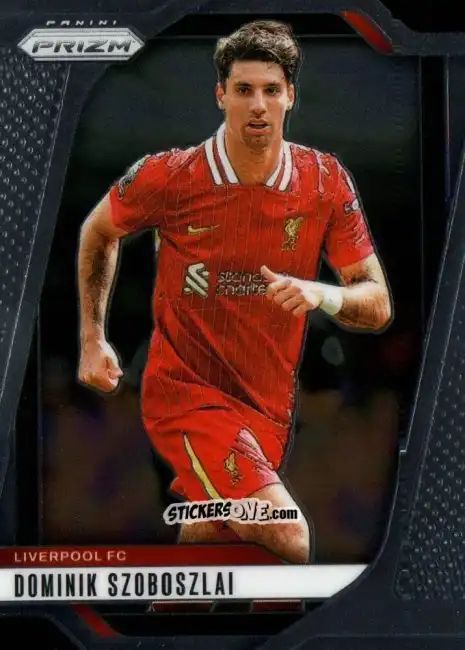 Cromo Dominik Szoboszlai - English Premier League 2024-2025. Prizm
 n. 40 - Panini