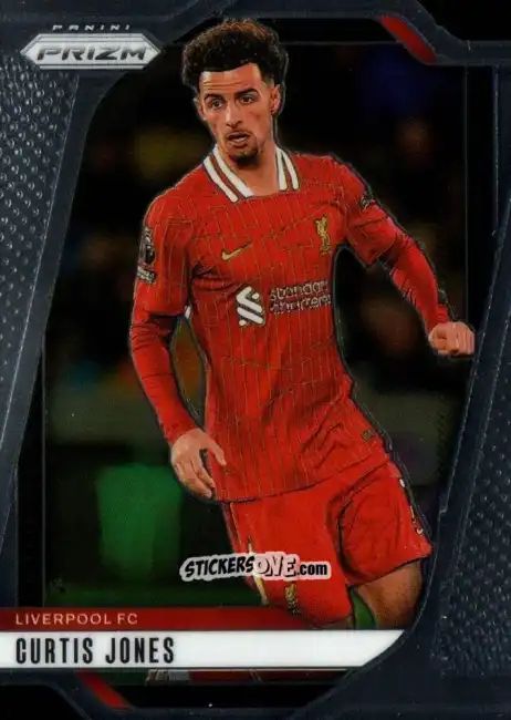 Sticker Curtis Jones - English Premier League 2024-2025. Prizm
 n. 51 - Panini