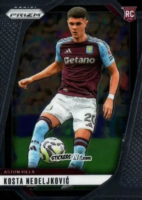 Sticker Kosta Nedeljkovic - English Premier League 2024-2025. Prizm
 n. 68 - Panini