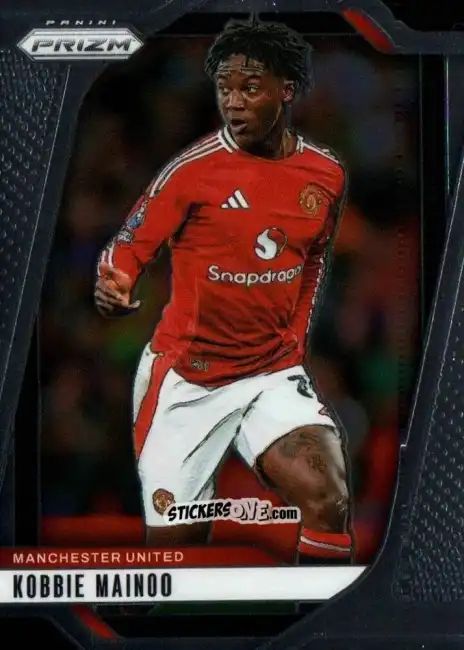 Sticker Kobbie Mainoo - English Premier League 2024-2025. Prizm
 n. 124 - Panini
