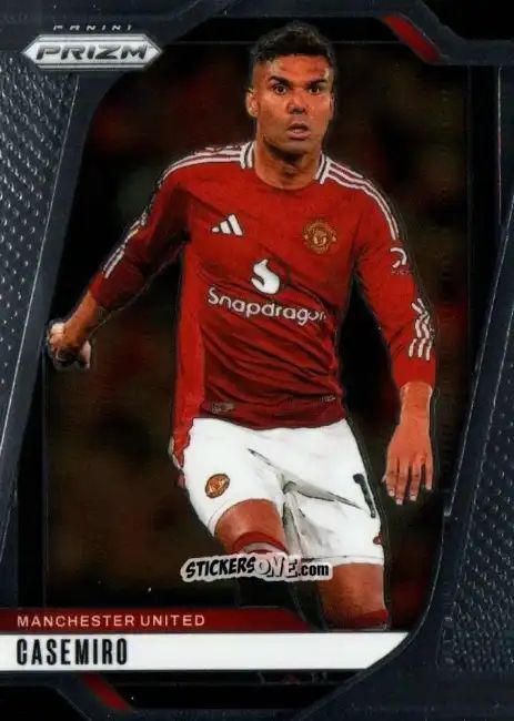 Sticker Casemiro - English Premier League 2024-2025. Prizm
 n. 127 - Panini