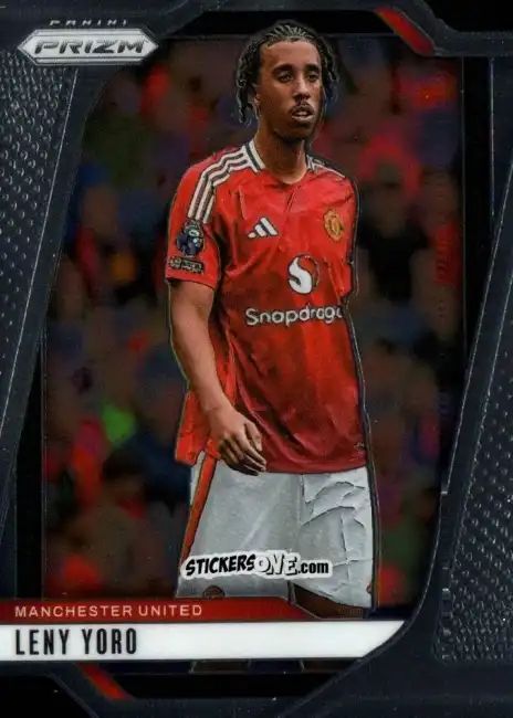 Sticker Leny Yoro - English Premier League 2024-2025. Prizm
 n. 133 - Panini