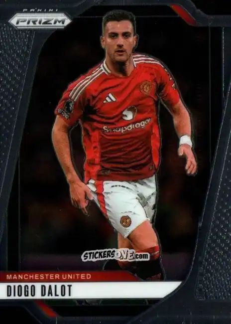 Sticker Diogo Dalot - English Premier League 2024-2025. Prizm
 n. 134 - Panini