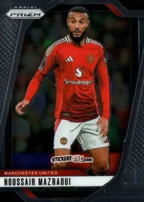 Cromo Noussair Mazraoui - English Premier League 2024-2025. Prizm
 n. 139 - Panini