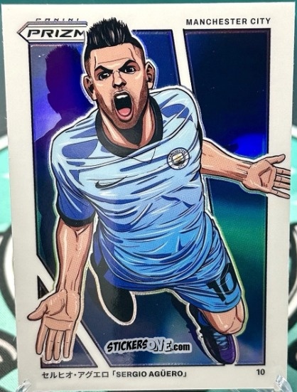 Figurina Sergio Aguero - English Premier League 2024-2025. Prizm
 n. M28 - Panini