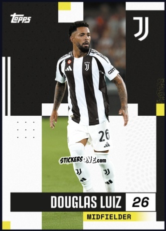 Sticker Douglas Luiz - Juventus 2024-2025 Team Set
 n. 12 - Topps