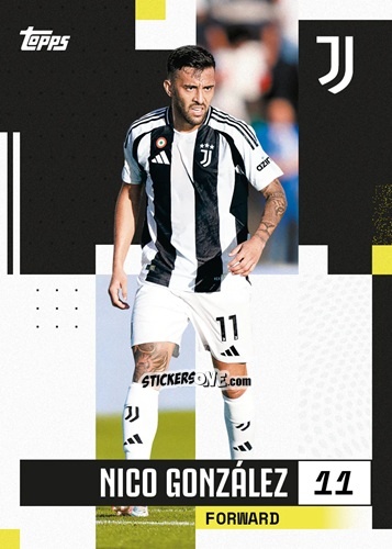 Figurina Nico González - Juventus 2024-2025 Team Set
 n. 20 - Topps