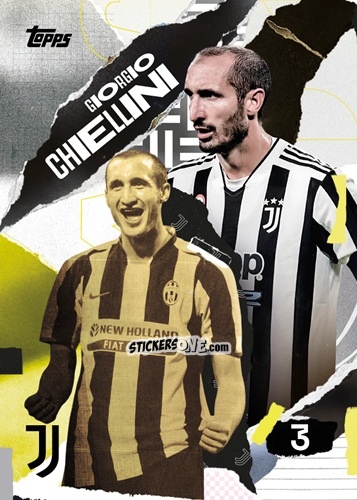 Cromo Giorgio Chiellini - Juventus 2024-2025 Team Set
 n. 38 - Topps