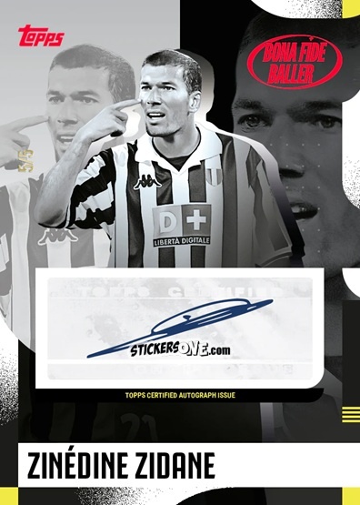 Sticker Zinédine Zidane - Juventus 2024-2025 Team Set
 n. BB-ZZ - Topps