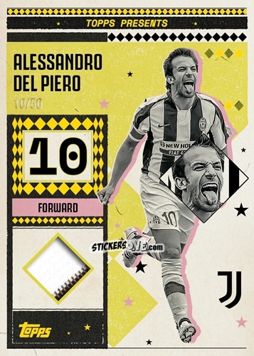Cromo Alessandro Del Piero - Juventus 2024-2025 Team Set
 n. LR-AD - Topps