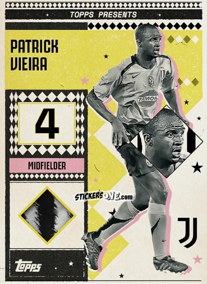 Cromo Patrick Vieira - Juventus 2024-2025 Team Set
 n. LR-PV - Topps