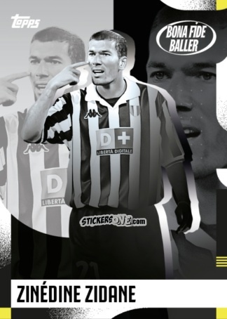 Sticker Zinedine Zidane - Juventus 2024-2025 Team Set
 n. 46 - Topps