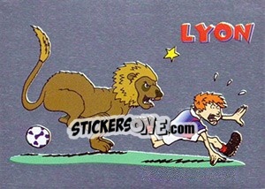 Sticker Lyon - SuperFoot 1998-1999 - Panini