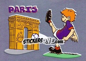 Figurina Paris Saint Germain - SuperFoot 1998-1999 - Panini