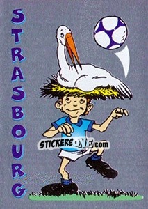 Sticker Strasbourg - SuperFoot 1998-1999 n. 17 - Panini