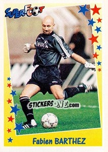 Sticker Fabien Barthez - SuperFoot 1998-1999 - Panini