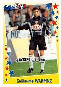 Sticker Guillaume Warmuz - SuperFoot 1998-1999 - Panini