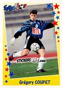 Sticker Grégory Coupet - SuperFoot 1998-1999 n. 32 - Panini