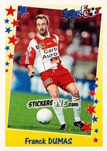 Sticker Franck Dumas - SuperFoot 1998-1999 - Panini