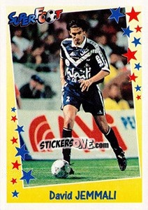 Sticker David Jemmali - SuperFoot 1998-1999 n. 37 - Panini