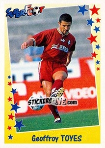 Sticker Geoffroy Toyes - SuperFoot 1998-1999 - Panini