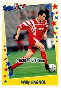 Sticker Willy Sagnol - SuperFoot 1998-1999 n. 52 - Panini