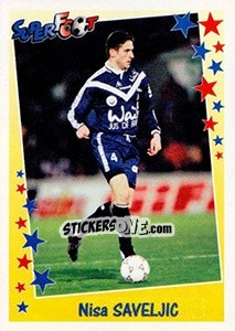 Figurina Nisa Saveljic - SuperFoot 1998-1999 - Panini