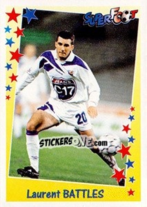 Sticker Laurent Batlles - SuperFoot 1998-1999 - Panini