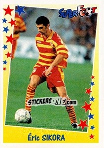 Sticker Éric Sikora - SuperFoot 1998-1999 - Panini