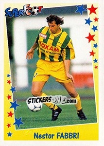 Sticker Nestor Fabbri - SuperFoot 1998-1999 - Panini