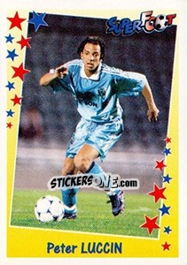 Sticker Peter Luccin - SuperFoot 1998-1999 n. 90 - Panini