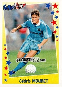 Sticker Cédric Mouret - SuperFoot 1998-1999 n. 91 - Panini
