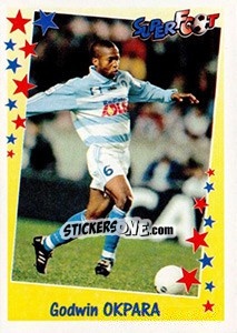 Sticker Godwin Okpara - SuperFoot 1998-1999 n. 93 - Panini