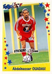 Sticker Abdelnasser Ouadah - SuperFoot 1998-1999 - Panini