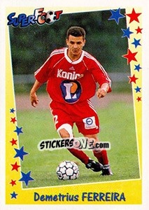 Cromo Demetrius Ferreira - SuperFoot 1998-1999 - Panini