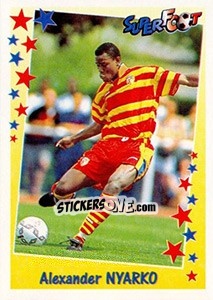 Cromo Alexander Nyarko - SuperFoot 1998-1999 - Panini