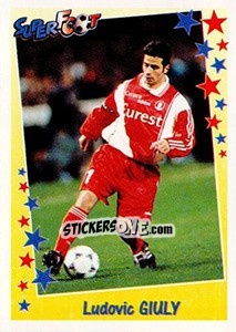 Sticker Ludovic Giuly - SuperFoot 1998-1999 n. 104 - Panini