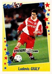 Sticker Ludovic Giuly - SuperFoot 1998-1999 - Panini